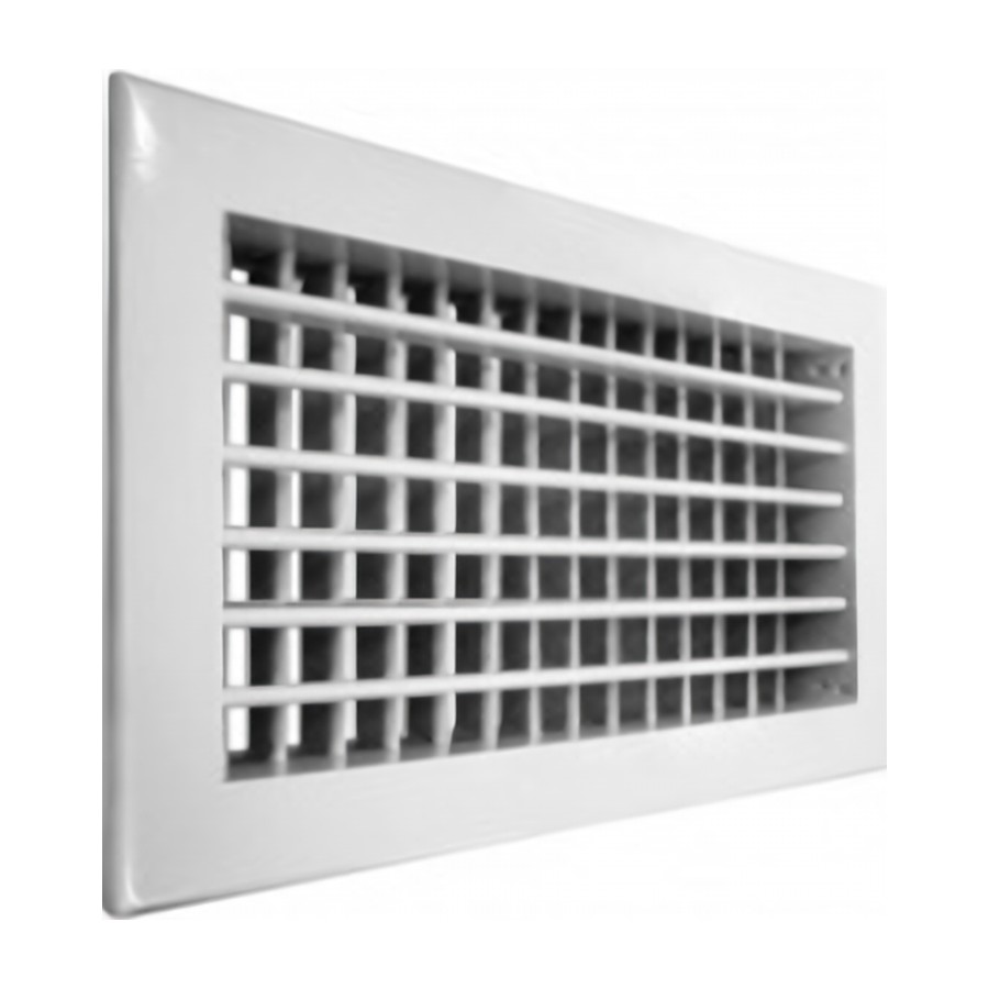 2VA-800х400 решетка двухрядная алюминиевая