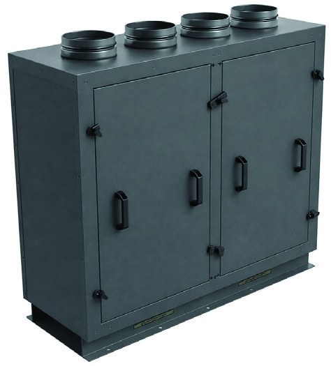 Приточно-вытяжная установка с пластинчатым рекуператором RWN-RP-6000(50c)-ЕС(B500)-W-Vertical(N)