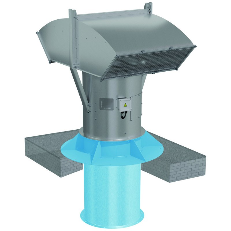 Вентилятор крышный осевой подпора ВОП-30-8-7,5/3000