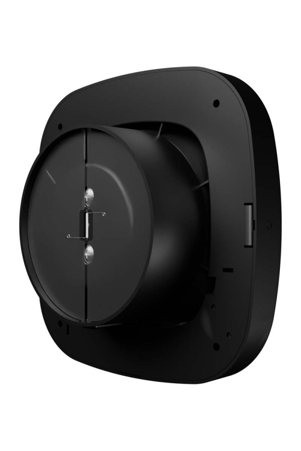 Вентилятор накладной AIR D100 обратный клапан Matt black DICITI