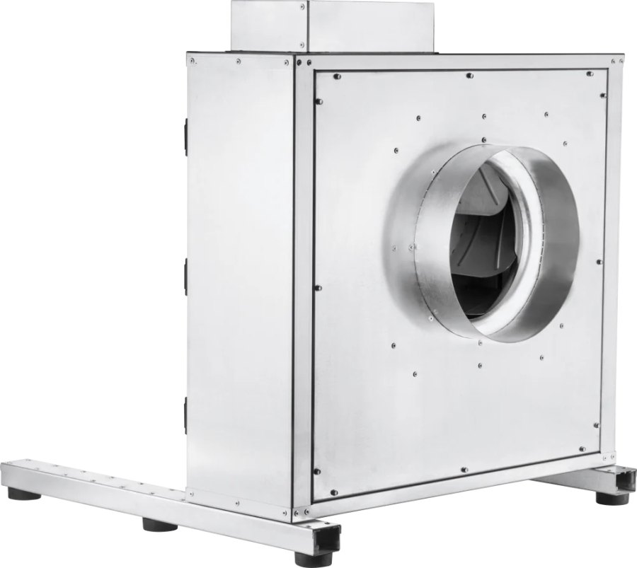 Квадратный канальный вытяжной EC-вентилятор BKEF EC 3M 280