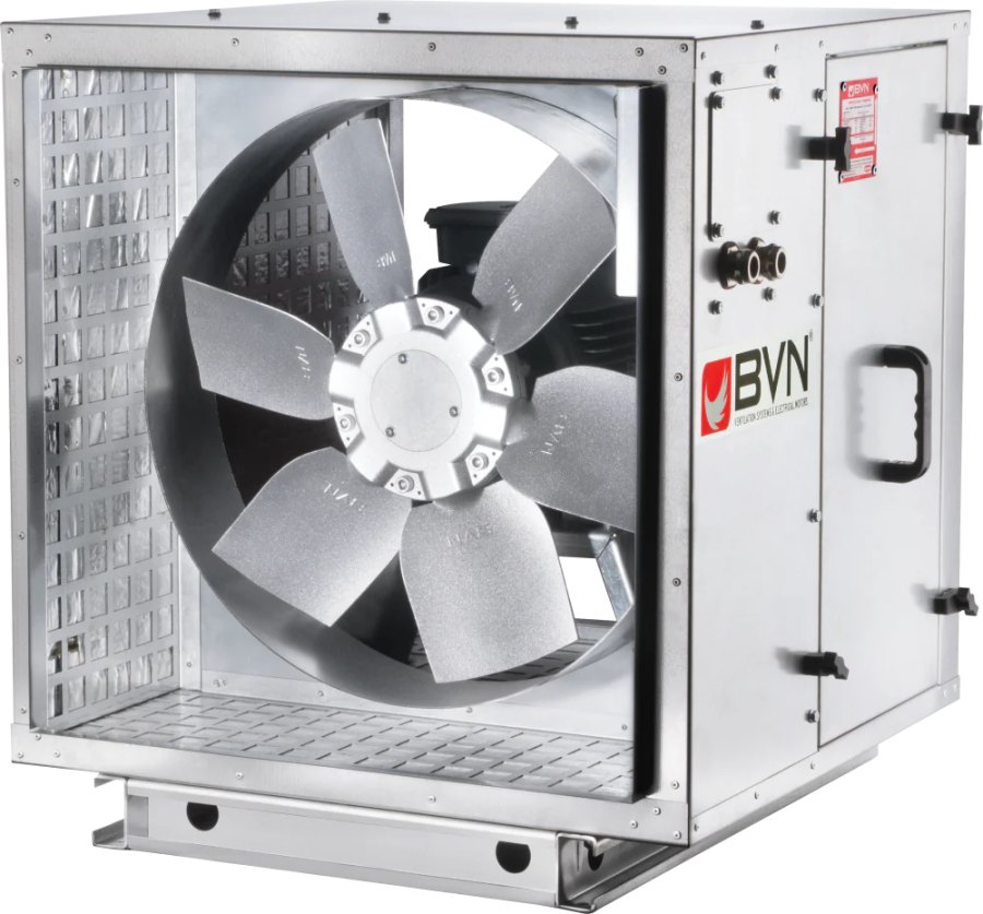 Шумоизолированный канальный осевой вентилятор дымоудаления ARMO-C 1000