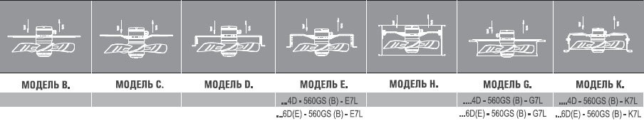 AXW4D-500B-G5L вентилятор осевой для настенного монтажа — Габаритные размеры