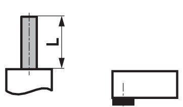 NKQ24P-SR — Длина шпинделя